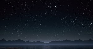 Night Sky with Shining Stars