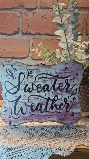 5.7K views · 99 reactions | Cozy fall sign DIY to warm up your space! 李 #FallDecor #DIY #CraftShort #RusticStyle #AutumnVibes | Cornerhousecraftery | Facebook