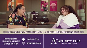 Aquí Karen cuenta por qué escogió Affinity Plus Federal Credit Union para refinanciar su vehículo. Affinity Plus está ahí para servir a la comunidad y tienen algunos agentes que son bilingües y pueden ayudarlo en español. Visítalos y conoce más sobre sus servicios y cómo pueden ayudarle a usted y a su familia. #affinityplusfederalcreditunion | El Rey 94.9FM/630AM