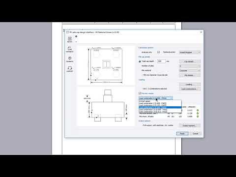 RC pile cap design (EN1997)
