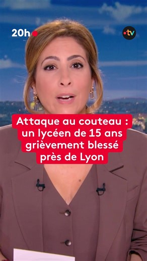 🔴 Un lycéen de 15 ans a été grièvement blessé après avoir été poignardé ce lundi 23 février à Bron, dans la métropole de Lyon, à proximité de son lycée. Il a été transporté à l'hôpital en urgence absolue. L'agresseur a pris la fuite, une enquête a été ouverte. #sinformersurtiktok #20h #lyon #attaque #bron