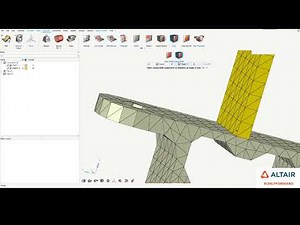HyperWorks 2021: Mesh Edit, Fuse Closed Shells