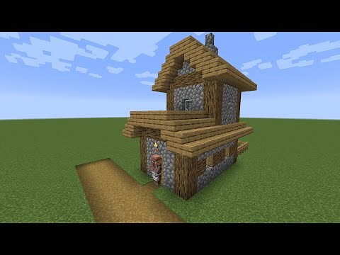 How to build a Minecraft Village Butcher Shop 2 (1.14 plains)