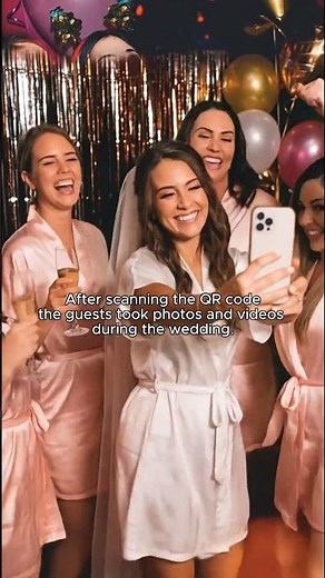 Unique Wedding Idea to Gather Memories From Guests 🥰 QR Code For Wedding Pictures