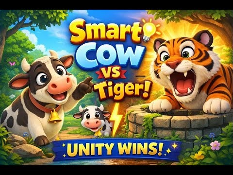 The Cows and the Tiger 🐄🐯 | Kids Moral Story | Animated Bedtime Story for Children
