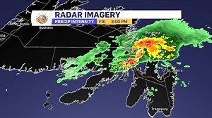 Here is a radar loop of the storms that moved across eastern Newfoundland and the Avalon Peninsula last evening into the early overnight. | Meteorologist Eddie Sheerr