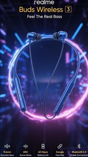 realme Buds Wireless 3 Is Worth It 😳🔥 #neckband #shorts