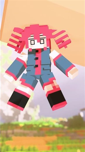 blenderでマイクラアニメーション作ってみた‼️ 【blender初心者】#マイクラ #アニメーション #マイクラアニメ #minecraft #blender #作ってみた #重音テト