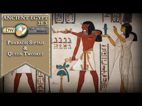 Pharaoh Siptah & Queen Twosret (1197-1190 BC)