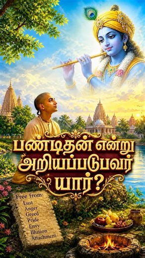 பண்டிதன் என்று அறியப்படுபவர் யார்? | BG 4.19 | #harekrishna