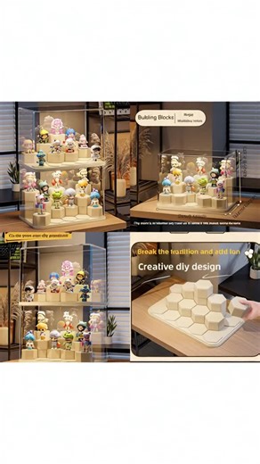 Transparent Dustproof Display Box for Keychains, Multi-Functional Jewelry Organizer, DIY Design Storage Case for Living Room & Bedroom #practicalhomegoods #organizerstorage #fridgeorganizers #dollunboxing #tupperwareorganization #jewelryorganizer #drawerorganizer #overthedoororganizer #foodstoragesolutions #giftboxes