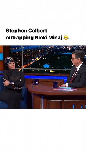 Stephen Colbert outrapping Nicki Minaj 😂 | Hip Hop Hero