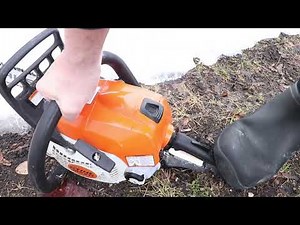 The Easy Way To Start A Stihl Chainsaw In The Cold