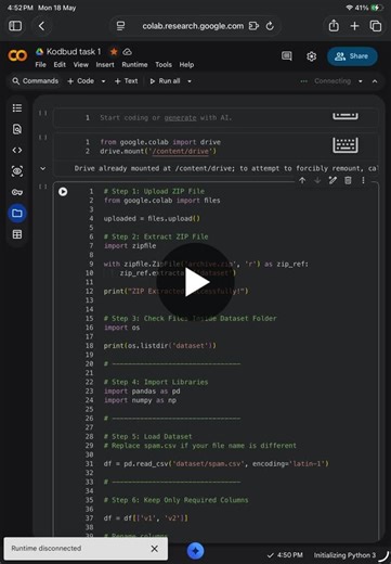 #python #ai #nlp #datascience #kodbud #internship | Sahithi Chandana