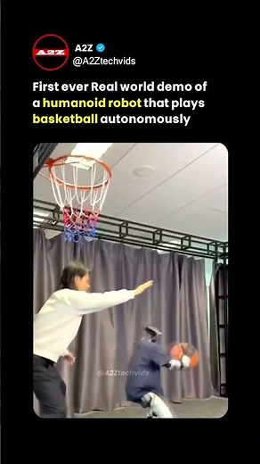 This Humanoid Robot Plays Basketball Completely Autonomously!