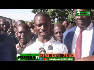 Bungoma High School Shines 2025 KCSE results with 13 (A)S