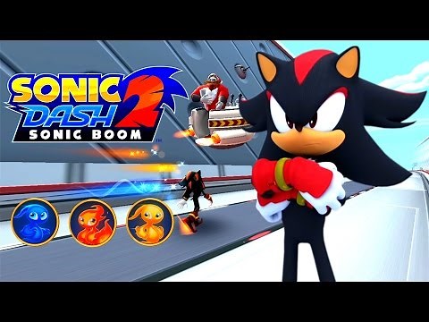 Sonic Dash 2 Sonic Boom - SHADOW gameplay with Sprites [Full HD Widescreen]
