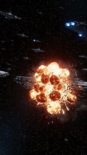Two Massive Fleets Collide in Deep Space #spacebattle #scifi