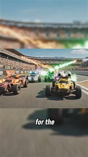 RC CAR BATTLE WITH LASERS! 🏎️💥 #Shorts