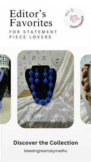 Editor’s Pick ✨ | Handcrafted Crochet Statement Jewelry Collection