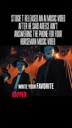 STOGIE T RELEASED AN AI MUSIC VIDEO AFTER HE Can't GET HOLD OF AREECE