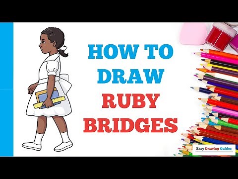 How to Draw Ruby Bridges: Easy Step by Step Drawing Tutorial for Beginners