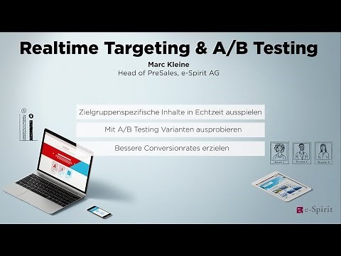 FirstSpirit Tutorial: A/B-Testing und Realtime-Targeting