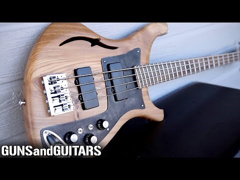 Introducing the NEW QUAD COIL Prototype Behemoth Bass (Dual Quad-coil humbucker pickups sound demo)