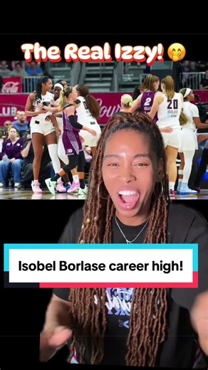 Isobel Borlase career high: Giving flowers to Isobel Borlase