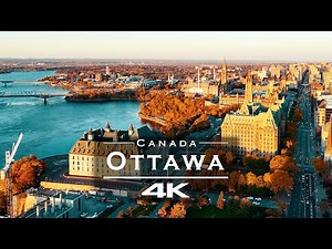 Ottawa, Canada 🇨🇦 | Stunning 4K Drone Footage of Nature, River & Cityscapes