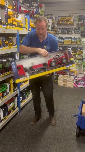 Bruder low loader with manitou