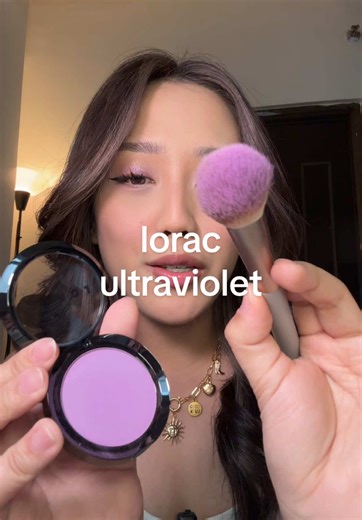 Lorac Ultraviolet Powder Blush Review and Application