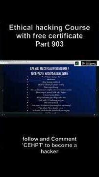 Ethical Hacking & Cyber Security Course in Tamil @karthi_the_hacker | Part 903