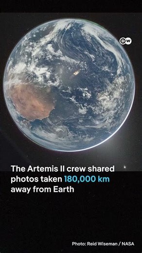 Artemis II crew describe incredible views of Earth | DW News