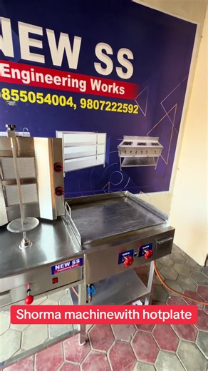 Shorma Machine with Hotplate: Perfect for Delicious Meals