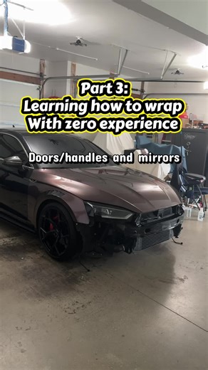 DIY Audi S5 Vinyl Wrap: Doors, Handles & Mirrors
