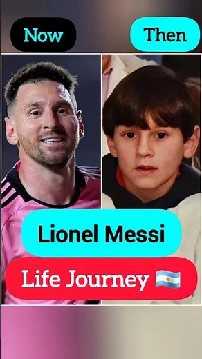 Lionel Messi Evolution (2000–2025) | From Childhood to GOAT | Messi Then and Now | #messi