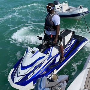 Swear to God my dawg @zoeydollaz just ski‘d up on me in da Ocean using da GPS 😂 | DaBaby