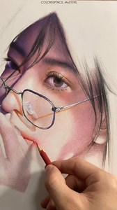 🎨 Mesmerizing realism in motion — Colored pencil portrait by artist Zhang Lifu (Douyin) Watch as Zhang Lifu brings a portrait to life with incredible softness and detail using nothing but colored pencils. From the reflective glint on the glasses to the delicate transitions in skin tone and hair, every layer reveals jaw-dropping precision. The result? A hyper-realistic portrait that feels as intimate as a photograph, yet carries the warmth of handmade artistry. #ColoredPencilArt #ZhangLifu #Real