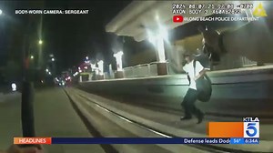 Body cam footage released of police shooting at Long Beach Metro station