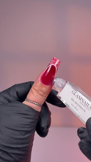 Just glam✨ #polygel #nailpolish #naildesigns #nailsartvideos #nailtutorial