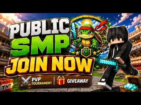 🐢New Best Public Survival Smp Server For Minecraft 🍿 | Java/Pe/Pojav | 24/7 Online | Free To Join 🌷