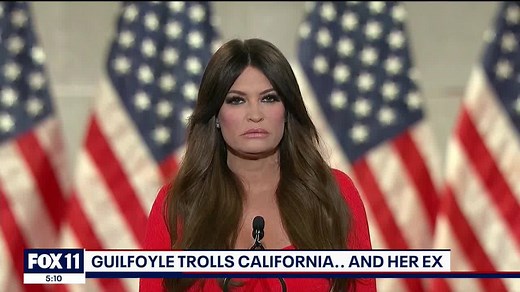 On Monday, Kimberly Guilfoyle attacked California during her RNC speech. Guilfoyle was once married to Gavin Newsom when he was mayor of San Francisco. FOX 11's Elex Michaelson asked for his response to her speech. Tonight's RNC coverage: bit.ly/3aWS2lq | FOX 11 Los Angeles