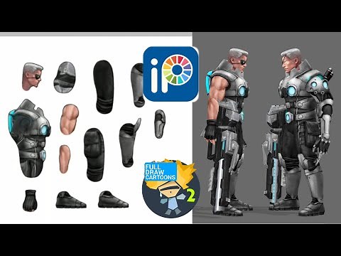 Ibis Paint X Tutorial for How to Make Character in Drawing Cartoons 2