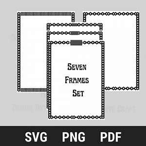 Hexagonal A4 Page Border Design | SVG | PNG | PDF | Ideal for Workbooks | Letterhead - Etsy Canada