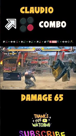 Claudio combo guide tekken8 I Claudio easy combo I Claudio high damage combo tekken8#Claudio#combo