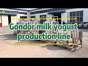 Efficient Gondor Milk Yogurt Processing Machine Line for High-Quality Yogurt Production 🍶 #gondor