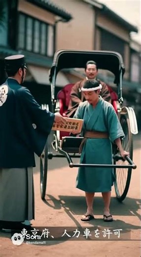 明治3年（1870年）3月22日｜人力車が東京を変えた日