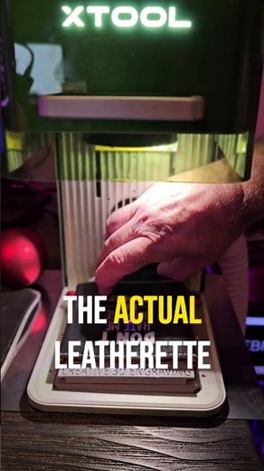 How to create a leather Koozie in 48 Seconds with the xTool F1 Laser