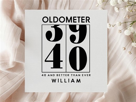 40 and Better Than Ever Birthday Card, Personalized 40th Birthday Card, Milestone Birthday Gift, Funny Elegant Card - Etsy